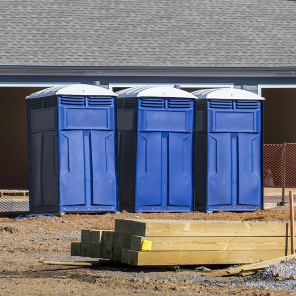 what is the maximum capacity for a single portable restroom in Sunrise Beach Village TX